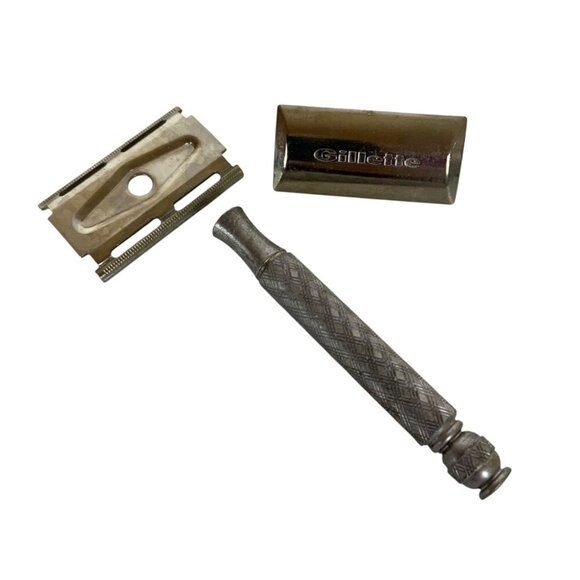 Vintage Ball End Gillette Tech Double Edge Safety Razor USA - Picture 8 of 8